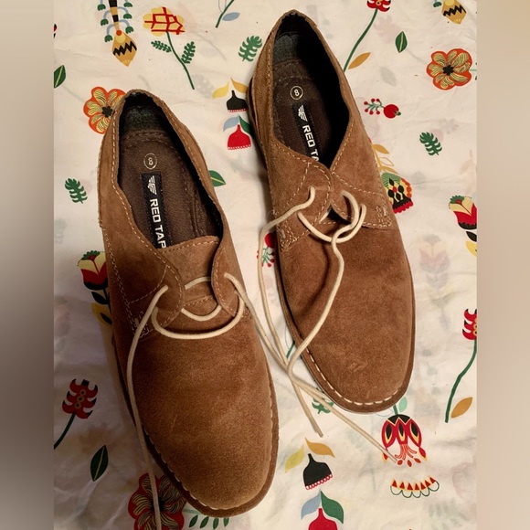 Men’s light brown suede shoes by Red Tape. Size 8. New condition. - Picture 2 of 6